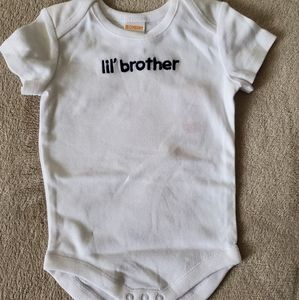 Gymboree lil brother bodysuit